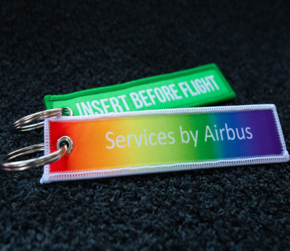 Airbus printed Keyring